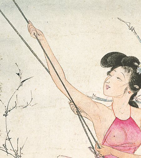 弋阳-胡也佛的仕女画和最知名的金瓶梅秘戏图
